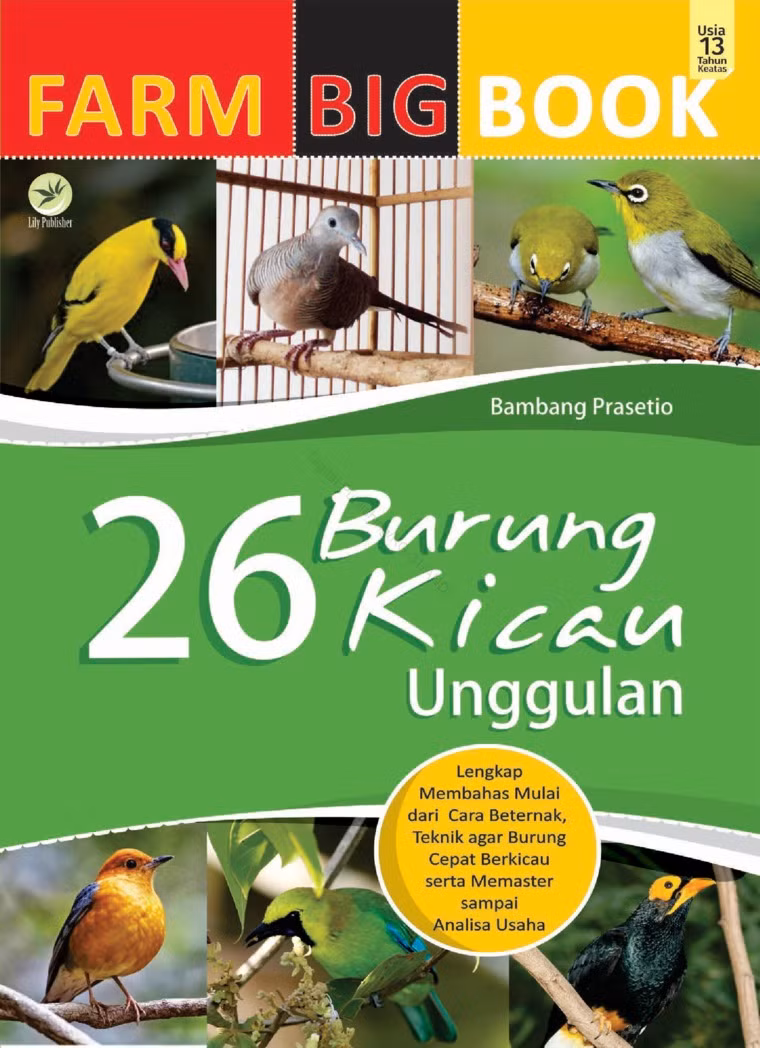 Farm Big Book- 26 Burung Kicau Unggulan