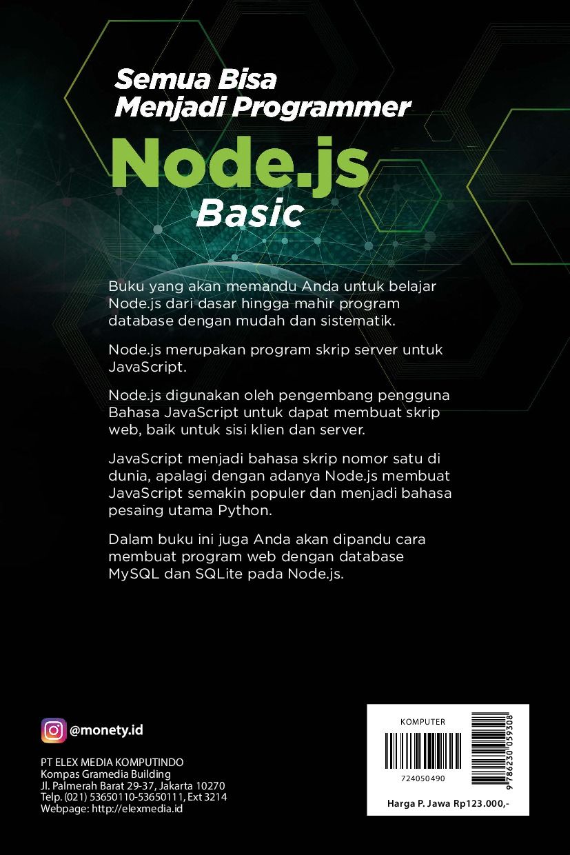 Jual Buku Semua Bisa Menjadi Programmer Node.js Basic Karya ...