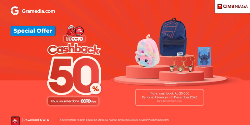 Cashback 50% QRIS Octo Mobile