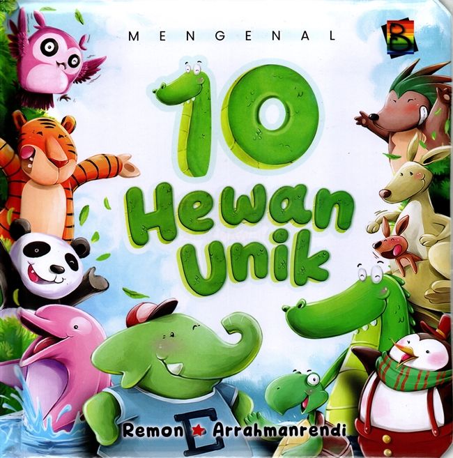 Seri Board Book ; Mengenal 10 Hewan Unik