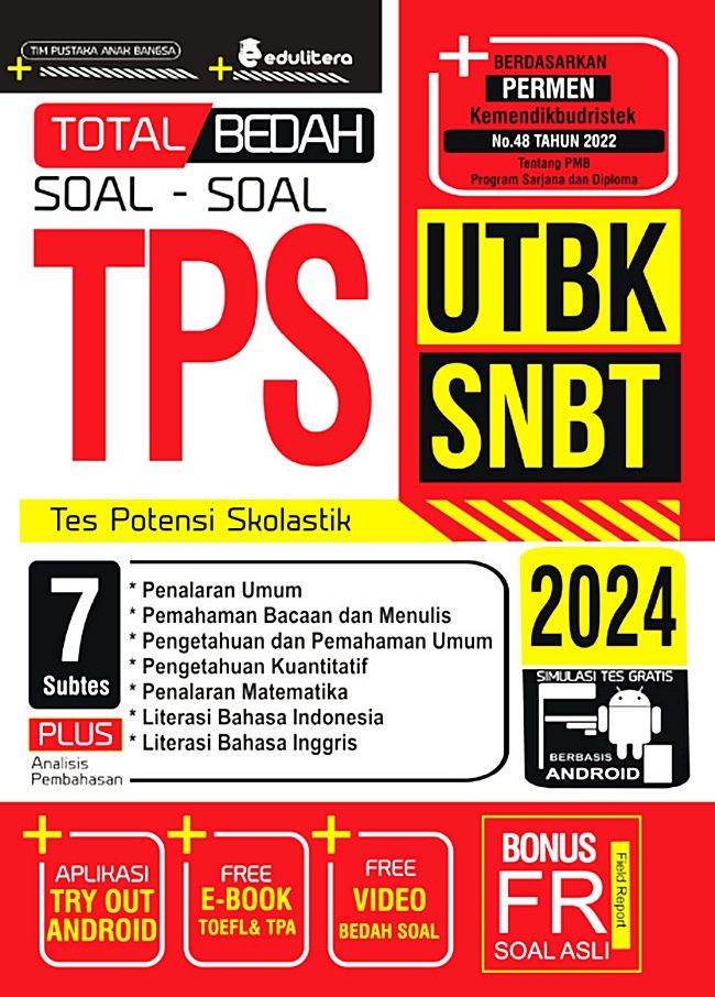 Total Bedah Soal - Soal TPS UTBK SNBT 2024