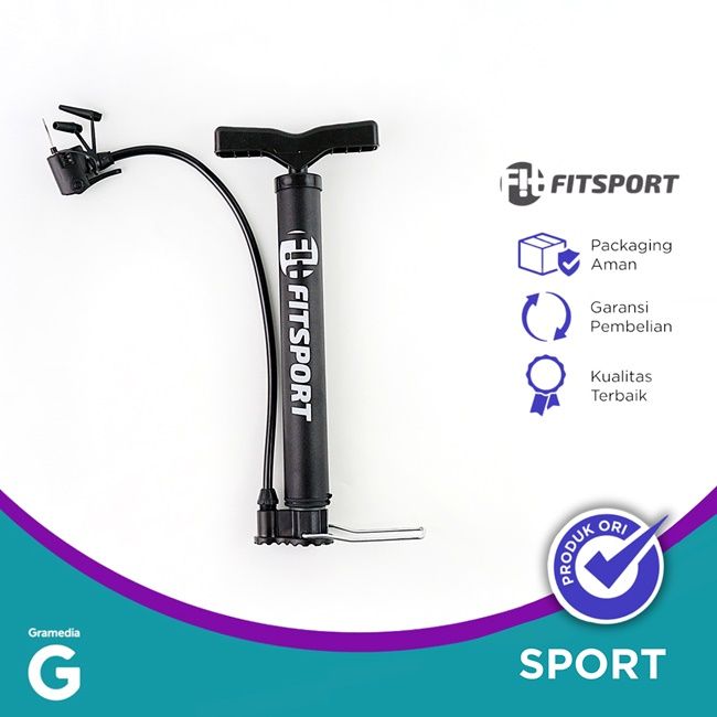 Jual Fitsport Portable Pump Cm Black Toko Buku Online Terbesar