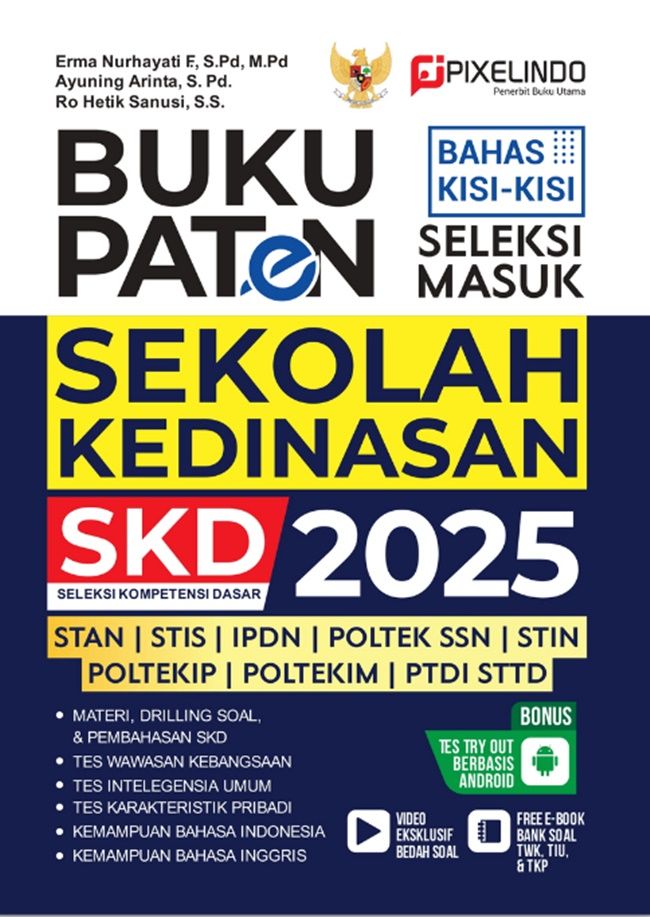 Buku Paten Seleksi Masuk Sekolah Kedinasan SKD 2025