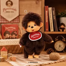 BNS Series Monchhichi Plush Keychain Boy