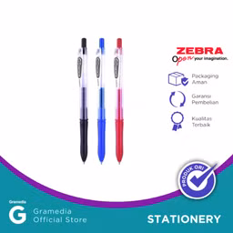 Pulpen Zebra Kokoro Gel Pen Retractable 0.5mm Set 3 Mix