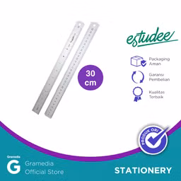 Penggaris Aluminium Estudee 30Cm 