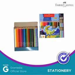 Pensil Warna Faber Castell Dino Set 24