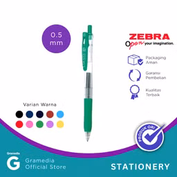 Pulpen Zebra Sarasa Clip 0.5 Green