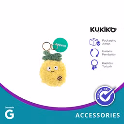 Kukiko Plush Keychain Pineapple 8cm Yx24052