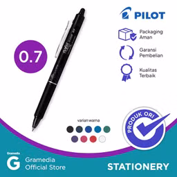 Pilot - Pulpen Frixion Clicker 0.7 Warna Hitam