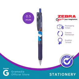 Ballpen Zebra Sarasa Clip 0.5mm Conan3 Blue1