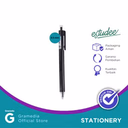 Pulpen Gel Estudee Heion 0.5 Ink Black - Egp283