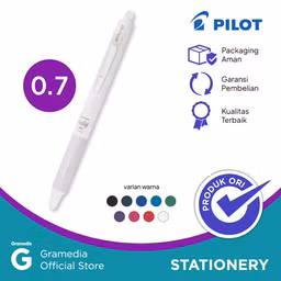 Pilot - Pulpen Gel FriXion Clicker BLRT-FR7 Putih