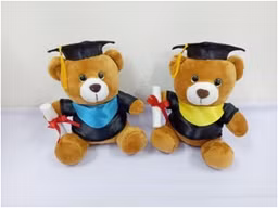 Gramedia TT Seulgi Bear - Boneka Wisuda Slaber Warna Kuning 7 Inch