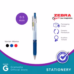 Zebra Bolpoin Sarasa Mark On 0.5 Warna Biru