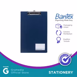 Bantex - Clipboard With Cover Folio 4211 01 Warna Biru