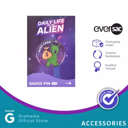 ⁠Eversac Badge Pin Broke Alien