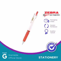 Zebra Sarasa - Pulpen Mark On 0.4 Warna Merah