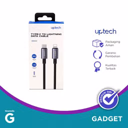 Uptech Ucl 1.2 Cable Type-C To Lightning 30W 1.2M Black