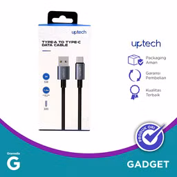 Uptech Uac1.2 Cable Type-A to Type-C 3A 1.2M Black