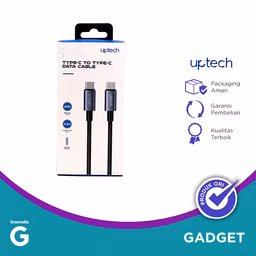 Uptech Ucc0.5 Cable Type-C To Type-C 60W 0.5M Black
